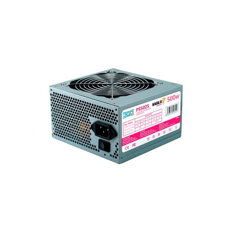 FUENTE ALIM. 3GO 500W VENT. 12CM 