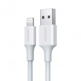 CABLE USB A LIGHTNING MACHO NICKEL PLATI UGREEN NEGRO