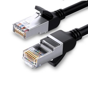 LATIGUILLO UGREEN U/UTP  LAN   CAT6  1.5M  NEGRO