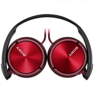 AURICULAR SONY ZX310AP ROJO/PLEGABLE/SMARTPHONES