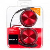 AURICULAR SONY ZX310AP ROJO/PLEGABLE/SMARTPHONES