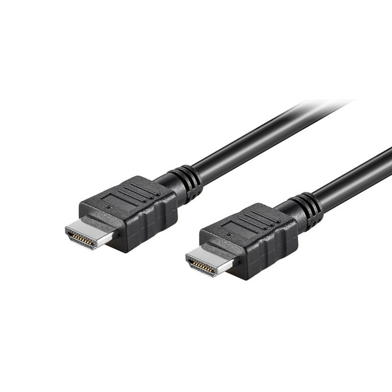 CABLE HDMI HIGH SPEED M/M 4K 30HZ 1 MTR NEGRO