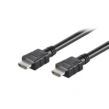 CABLE HDMI HIGH SPEED M/M 4K 30HZ 1 MTR NEGRO
