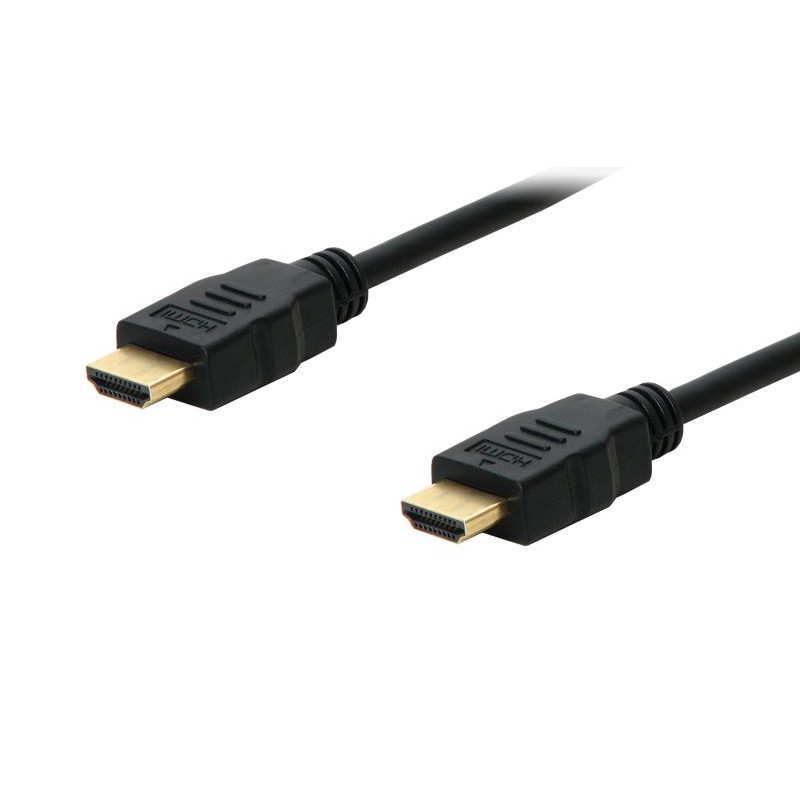 CABLE HDMI GOLDPLATED M/M 4K 3D 1080P 3 MTR NEGRO