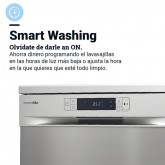 LAVAVAJILLAS ARTICO 4065X LIBRE INST. INV 15 CUB. INOX 60