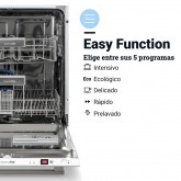 LAVAVAJILLAS MARMARA 4060W INTEGRABLE CRISTAL BLANCO 60CM