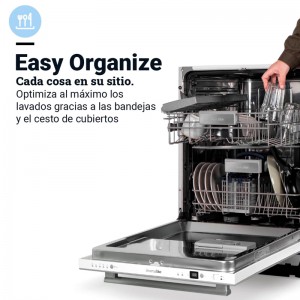 LAVAVAJILLAS MARMARA 4060W INTEGRABLE CRISTAL BLANCO 60CM