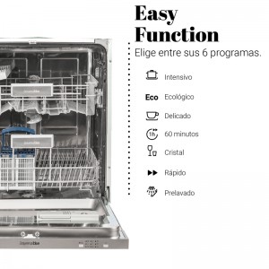 LAVAVAJILLAS BALTICO 4060 INTEGRABLE 60CM 12 SERV.