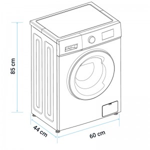 LAVADORA IBIZA 4007W CARGA FRONTAL BLANCO 7 KGS 1200 RPM