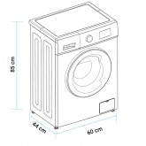 LAVADORA IBIZA 4007W CARGA FRONTAL BLANCO 7 KGS 1200 RPM