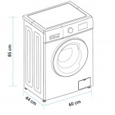 LAVADORA IBIZA 4006W CARGA FRONTAL BLANCO 6 KGS 1000 RPM