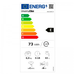 LAVADORA IBIZA 4006W CARGA FRONTAL BLANCO 6 KGS 1000 RPM