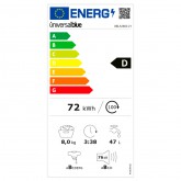 LAVADORA BALI 4008W C. FRONTAL BLANCO 8 KGS INV 1200 RPM