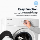 LAVADORA ARUBA 4007W CARGA FRONTAL BLANCO 7 KGS 1200 RPM