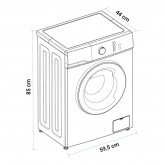 LAVADORA ARUBA 4006W CARGA FRONTAL BLANCO 6 KGS 1000 RPM