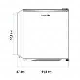 MINI BAR EIBSEE 4022X 48 LITROS INOX
