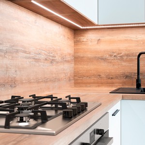 ENCIMERA GAS POLARIS 4005 INOX 5 FUEGOS