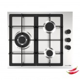 ENCIMERA GAS POLARIS 4003 INOX 3 FUEGOS