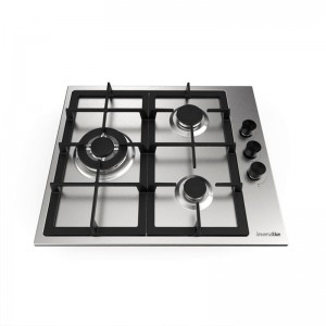 ENCIMERA GAS POLARIS 4003 INOX 3 FUEGOS