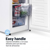 CONGELADOR VERTICAL CÍCLICO TAKI 4007W 144 CM BLANCO