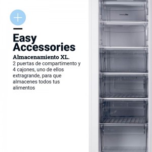 CONGELADOR VERTICAL CÍCLICO TAKI 4007W 144 CM BLANCO