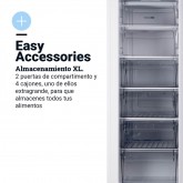 CONGELADOR VERTICAL CÍCLICO TAKI 4007W 144 CM BLANCO