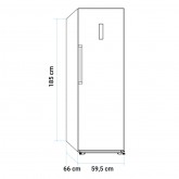 CONGELADOR VERTICAL 185 CM BLANCO