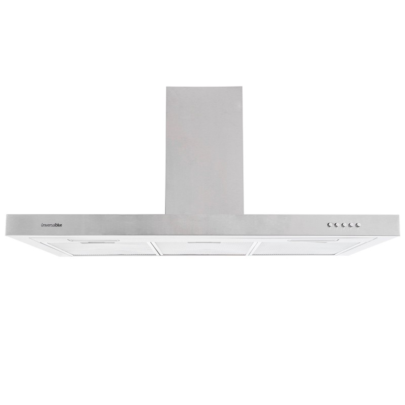 CAMPANA DECORATIVA KENIA 3090 INOX T INV. 90 CM