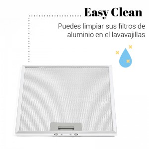 CAMPANA DECORATIVA KENIA 3090 INOX T INV. 90 CM