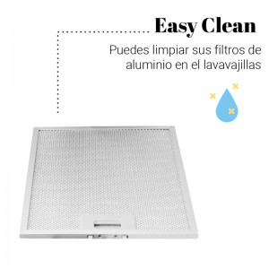 CAMPANA PIRAMIDAL EVEREST 2090 INOX 90 CM