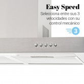 CAMPANA EN T KENIA 2060 INOX 60 CM