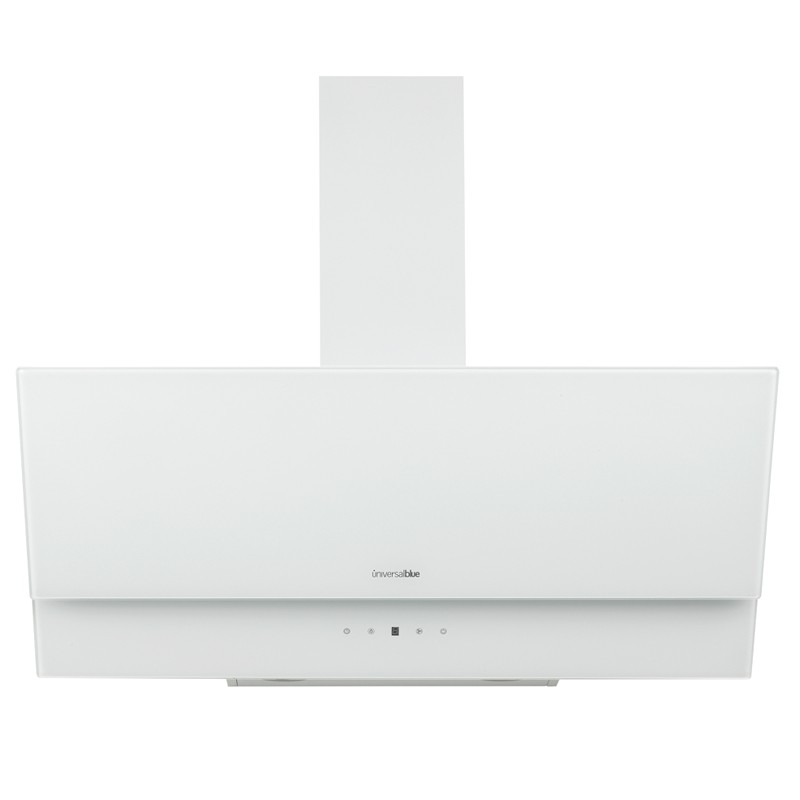 CAMPANA ESTELA 2090W CRISTAL BLANCO 90 CM