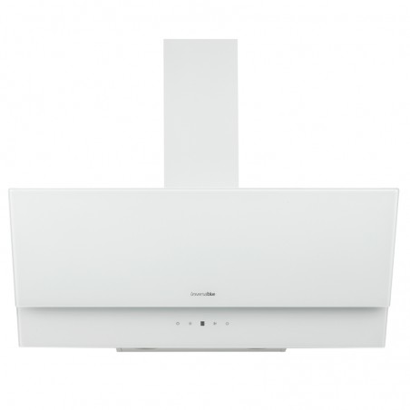 CAMPANA ESTELA 2090W CRISTAL BLANCO 90 CM