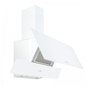 CAMPANA ESTELA 2090W CRISTAL BLANCO 90 CM