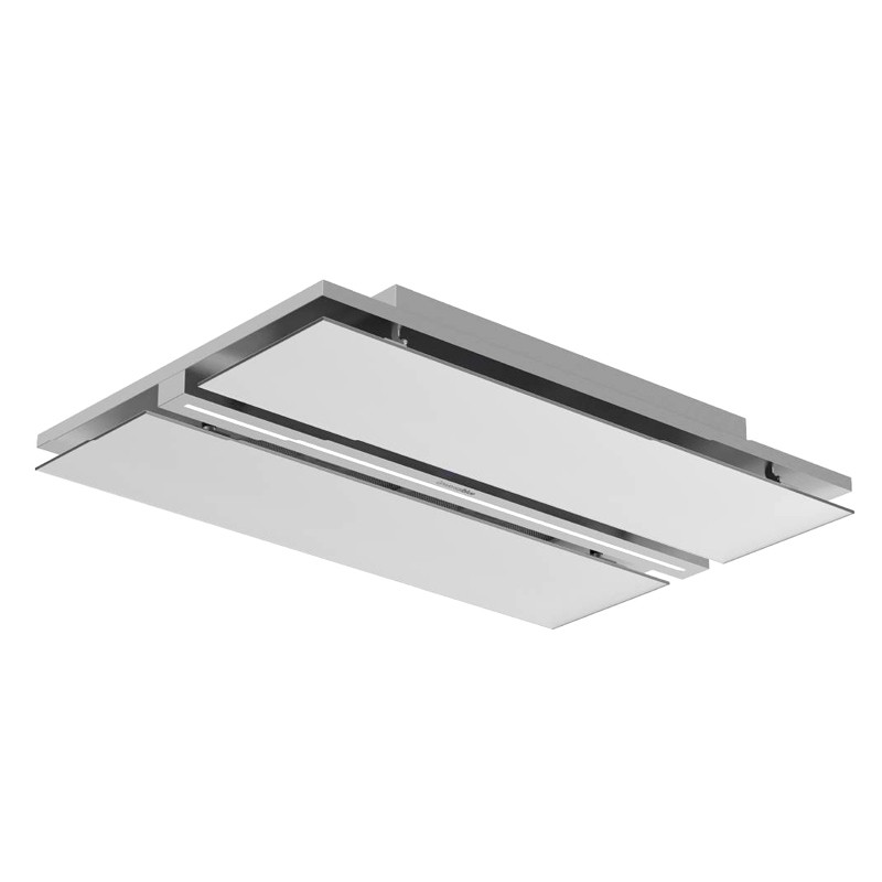 CAMPANA DE TECHO ALPES 4010W CRISTAL BLANCO