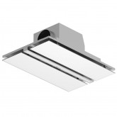 CAMPANA DE TECHO ALPES 4010W CRISTAL BLANCO