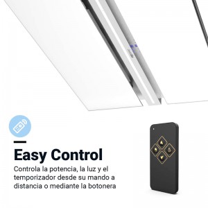 CAMPANA DE TECHO ALPES 4010W CRISTAL BLANCO