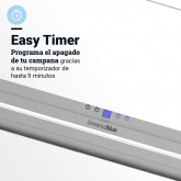 CAMPANA DE TECHO ALPES 4010W CRISTAL BLANCO