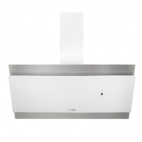 CAMPANA DECORATIVA ANDRES 4090W BLANCA INOX 90CM