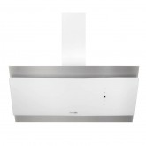 CAMPANA DECORATIVA ANDRES 4090W BLANCA INOX 90CM