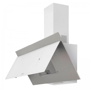 CAMPANA DECORATIVA ANDRES 4090W BLANCA INOX 90CM