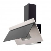 CAMPANA DECORATIVA ANDRES 4090B NEGRA/INOX 90CM