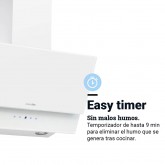 CAMPANA DECORATIVA ESTELA 4060W CRISTAL BLANCO 60CM