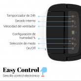 DESHUMIDIFICADOR GRAZALEMA 20L