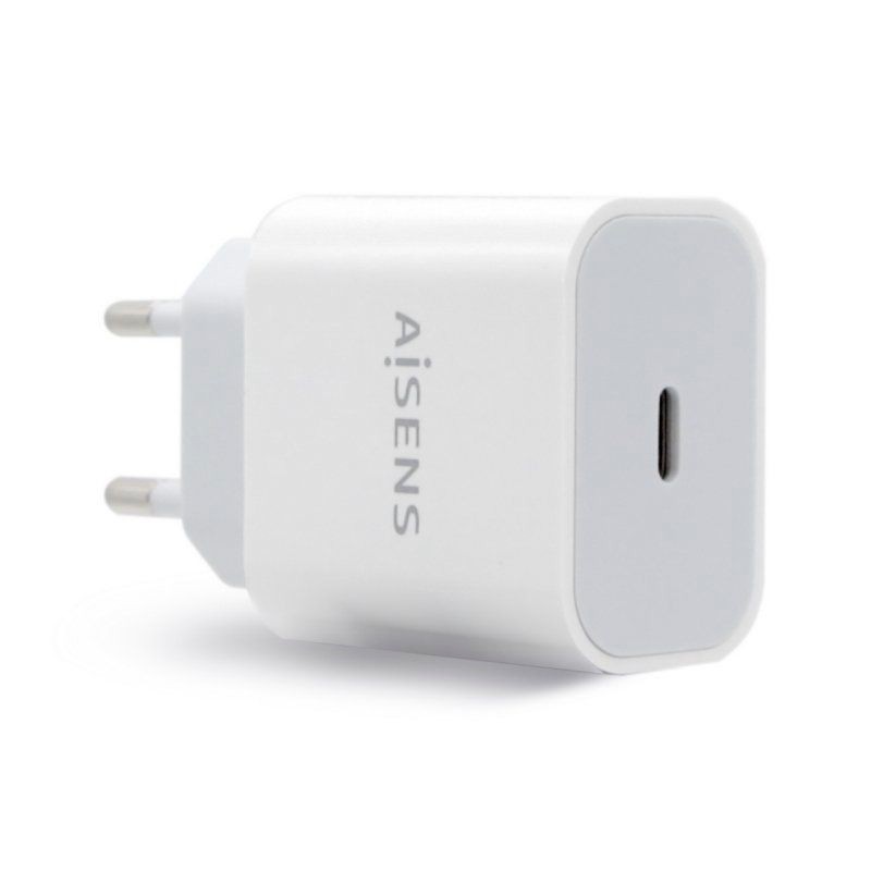 CARGADOR DE PARED AISENS A110-0537 1USB TIPO C 20W BLANCO