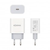 CARGADOR DE PARED AISENS A110-0537 1USB TIPO C 20W BLANCO