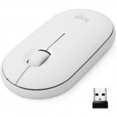 RATON LOGITECH PEBBLE M350 BLANCO CRUDO BLUETOOTH 