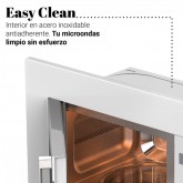 MICROONDAS ENCASTRE SPEEDYBAKE GRILL 20 L 800W BLANCO