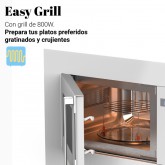 MICROONDAS ENCASTRE SPEEDYBAKE GRILL 20 L 800W BLANCO