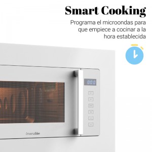 MICROONDAS ENCASTRE SPEEDYBAKE GRILL 20 L 800W BLANCO